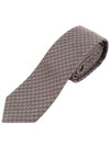 Interlocking G Silk Wool Tie Camel Brown - GUCCI - BALAAN 2