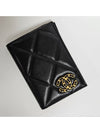 23A 19 Nineteen Quilted Passport Wallet Card Lambskin Black Gold Plated AP3363 - CHANEL - BALAAN 1