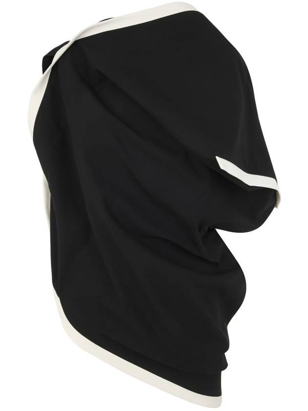 assembled asymmetrical draped blouse IM38FJ077 - ISSEY MIYAKE - BALAAN 2