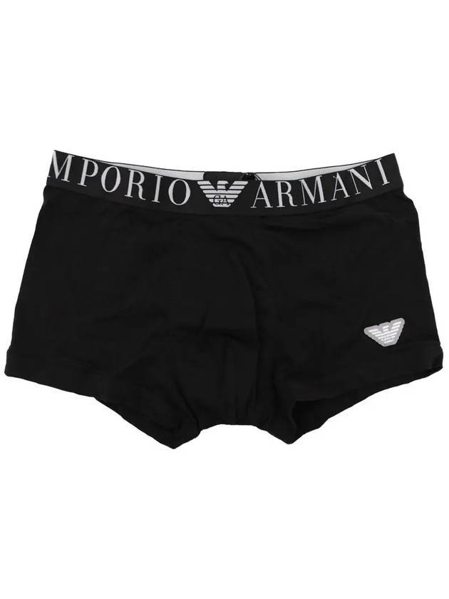 Logo Briefs Black - EMPORIO ARMANI - BALAAN 1