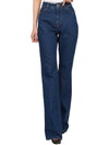 Women's Palo High Rise Bootcut Jeans Blue - MAX MARA - BALAAN 6