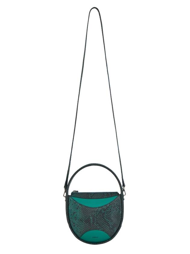 Egg Python Patterned Cross Bag Deep Green - COTESSI - BALAAN 2