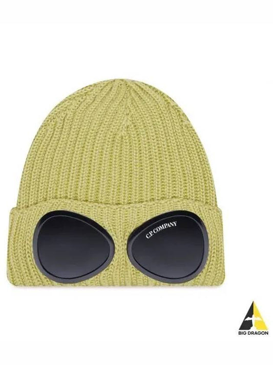 Goggles Merino Wool Beanie Yellow - CP COMPANY - BALAAN 2