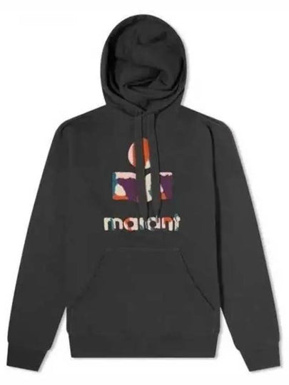 Mansel Big Logo Print Hoodie Fade Night - ISABEL MARANT - BALAAN 2