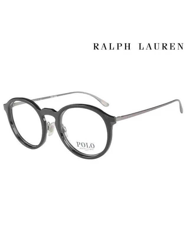 Round Frame Eyeglasses Black - POLO RALPH LAUREN - BALAAN 2