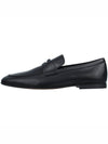 Men's Small Logo Leather Penny Loafer Black - TOD'S - BALAAN 4