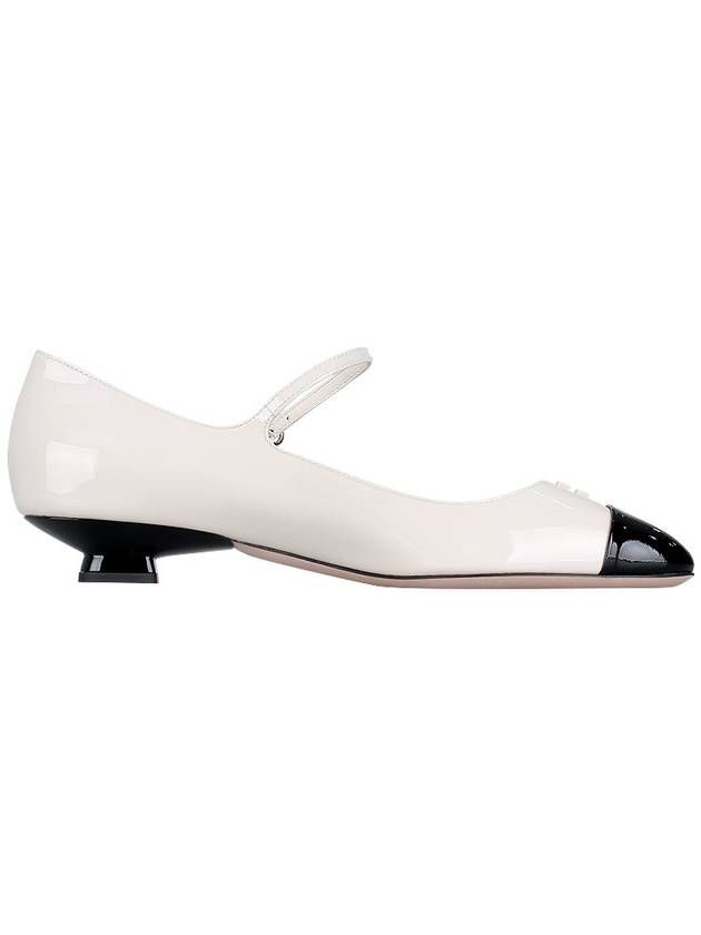 Logo Detail Mary Jane Pumps Ivory - MIU MIU - BALAAN 5