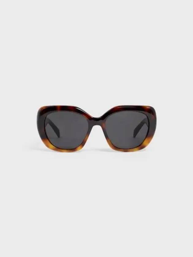 Eyewear Triomphe Round Sunglasses Gradient Havana - CELINE - BALAAN 2