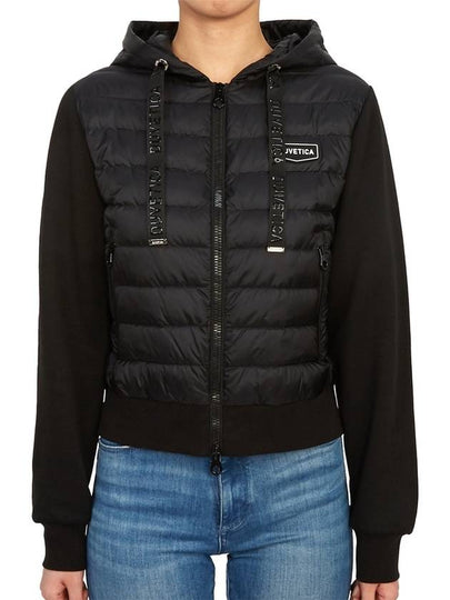 Bolsena Goose Down Mix Padded Cardigan Black - DUVETICA - BALAAN 2