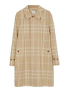 Women s Check Pattern Trench Coat Beige 8068660 - BURBERRY - BALAAN 1