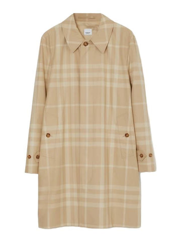 Check Pattern Trench Coat Beige - BURBERRY - BALAAN 1