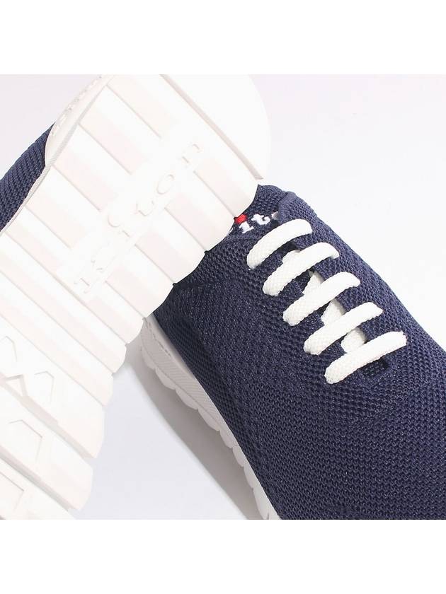 Fit Knit Low Top Sneakers Navy - KITON - BALAAN 6