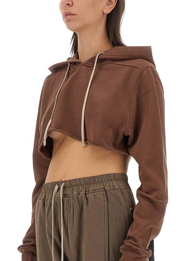 Rick Owens Drkshdw Cropped Sweatshirt - RICK OWENS - BALAAN 4