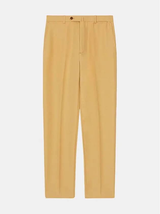 Slim-Fit Trousers Pants Beige - KENZO - BALAAN 2