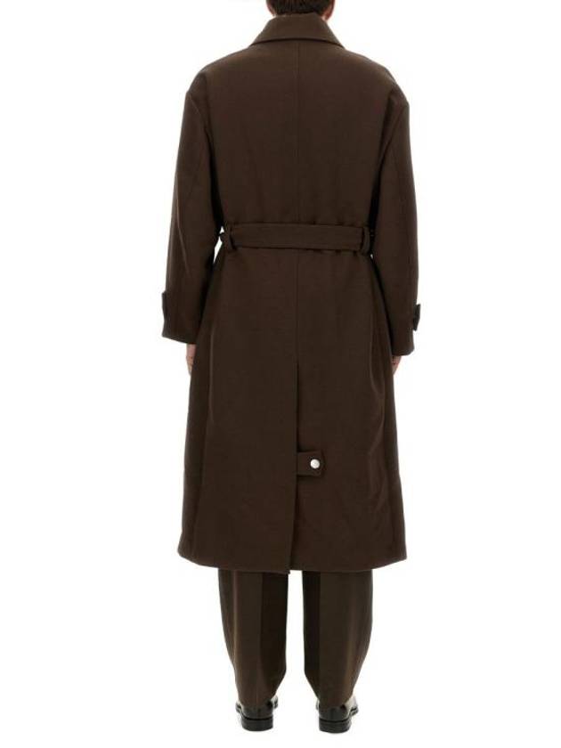 Belted Single Coat Dark Coffee - AMI - BALAAN 4