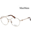 Glasses Frame MM5081 032 Round Gold Metal Fashion - MAX MARA - BALAAN 1