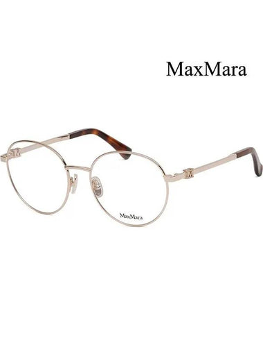 Glasses Frame MM5081 032 Round Gold Metal Fashion - MAX MARA - BALAAN 1