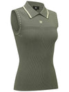 WOMEN SLEEVELESS COLLARED SWEATERKH - ANEWGOLF - BALAAN 4