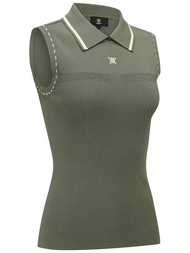 WOMEN SLEEVELESS COLLARED SWEATERKH - ANEWGOLF - BALAAN 4