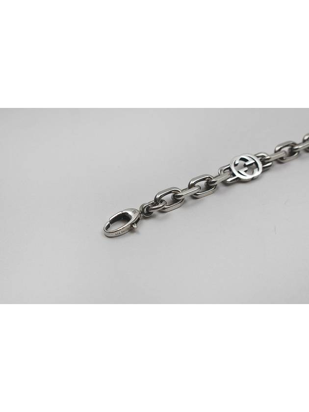 Interlocking Chain Bracelet Sterling Silver No 16 620798 - GUCCI - BALAAN 5