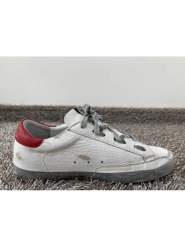 Men s Metallic Silver Red Tab Low Top 40 250 - GOLDEN GOOSE - BALAAN 6