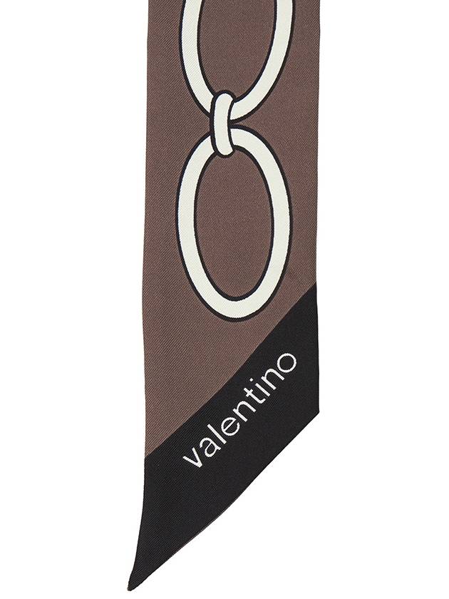 E6017MPW JZJ Women Silk Scarf - VALENTINO - BALAAN 4