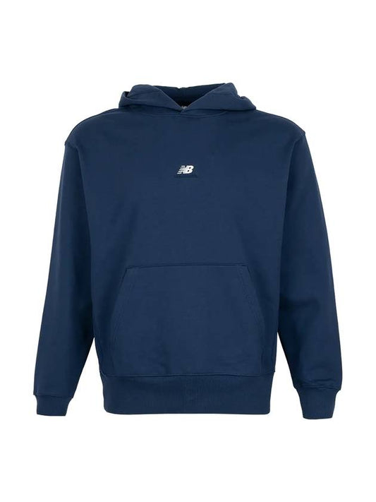 Athletic Remastered Graphic French Terry Hoodie Navy - NEW BALANCE - BALAAN 1