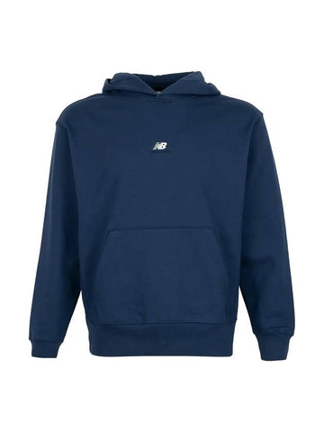 Athletic Remastered Graphic French Terry Hoodie Navy - NEW BALANCE - BALAAN 1