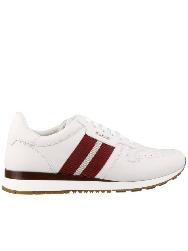 Astel Leather Low Top Sneakers White - BALLY - BALAAN 7