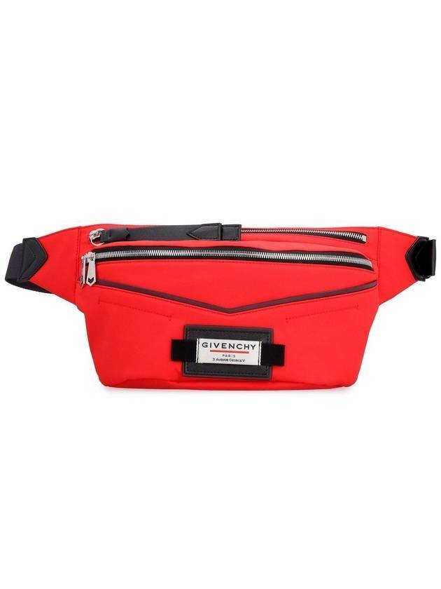 Men's Downtown Bumbag Belt Bag Red - GIVENCHY - BALAAN.