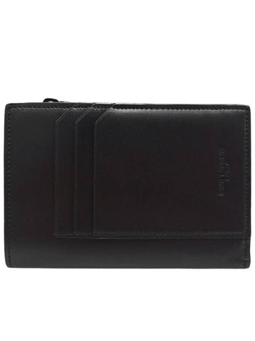 Women s 485579 Black Card Slot Ring Wallet - SAINT LAURENT - BALAAN 1