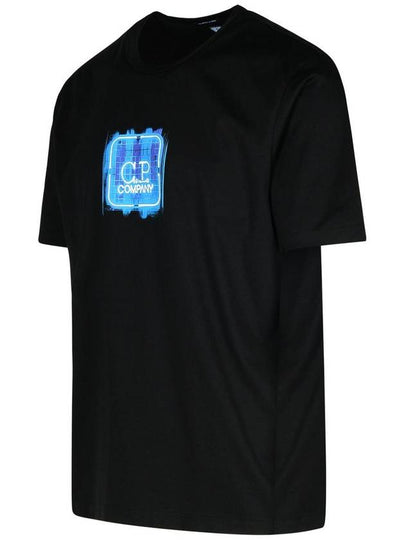 C.P. Company Black Cotton T-Shirt - CP COMPANY - BALAAN 2