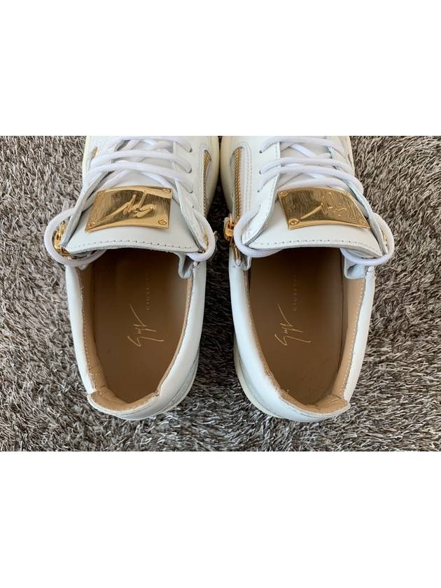 May London Gold White Women s Sneakers 38 250 - GIUSEPPE ZANOTTI - BALAAN 6