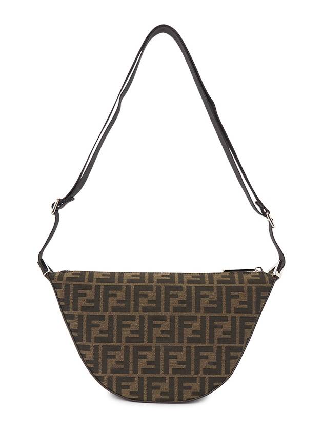 Melon FF Jacquard Small Shoulder Bag Brown - FENDI - BALAAN 5