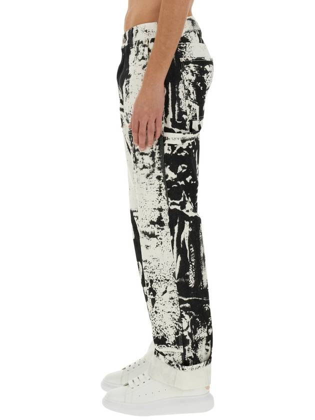 Denim Straight Pants 781778 QYAAZ 9080 - ALEXANDER MCQUEEN - BALAAN 5