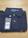 Custom slim fit navy PK pique shirt collar tee - POLO RALPH LAUREN - BALAAN 7