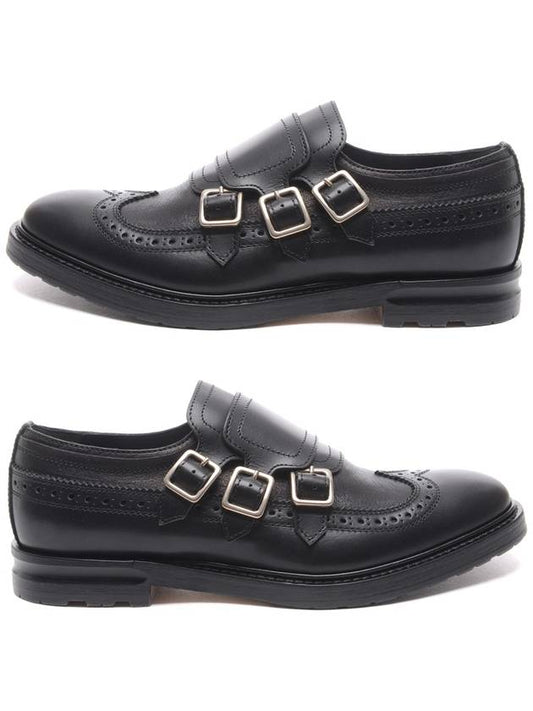 Men’s Buckle Monk Strap Shoes 476210_WHQP1_1000_17F - ALEXANDER MCQUEEN - BALAAN 1