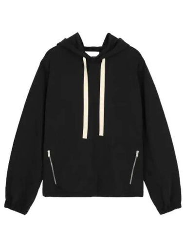 Oversized hood black - JIL SANDER - BALAAN 1