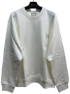 Cotton Lenticular Back Logo Sweatshirt White W231TS28717W - WOOYOUNGMI - BALAAN 1