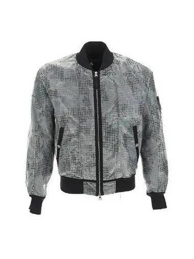 Jacket Shadow Bomber Black - STONE ISLAND - BALAAN 1