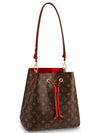 Louis Vuitton Neonoe Monogram Coclico Bucket Bag Brown Red - LOUIS VUITTON - BALAAN 2