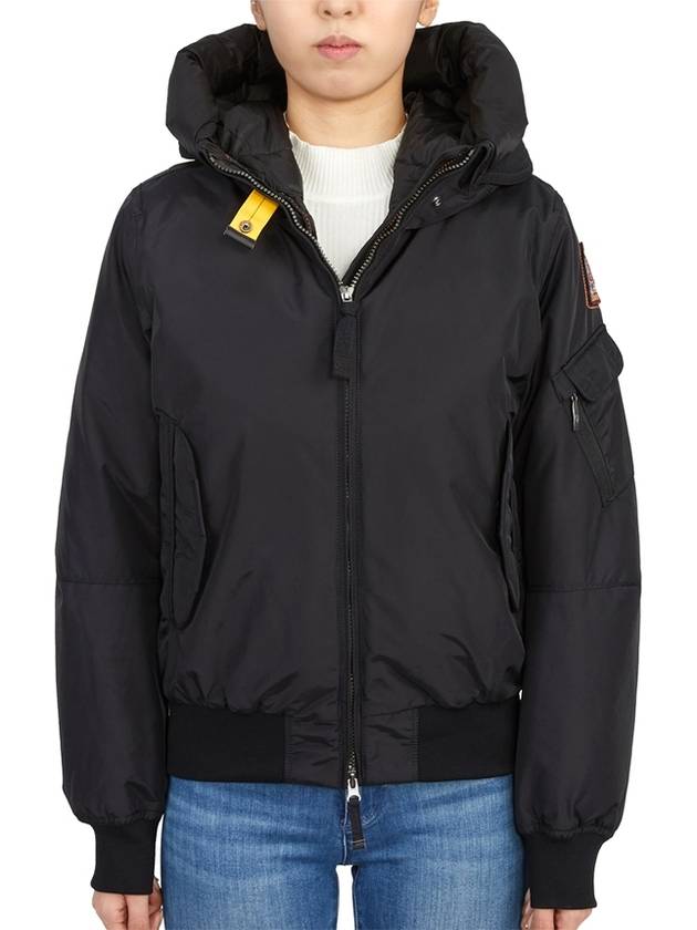 Women's Gobi Core Masterpiece Hooded Padding Black - PARAJUMPERS - BALAAN 3