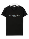 Kids Logo Printing T Shirt Black H15199 09B - GIVENCHY - BALAAN 2