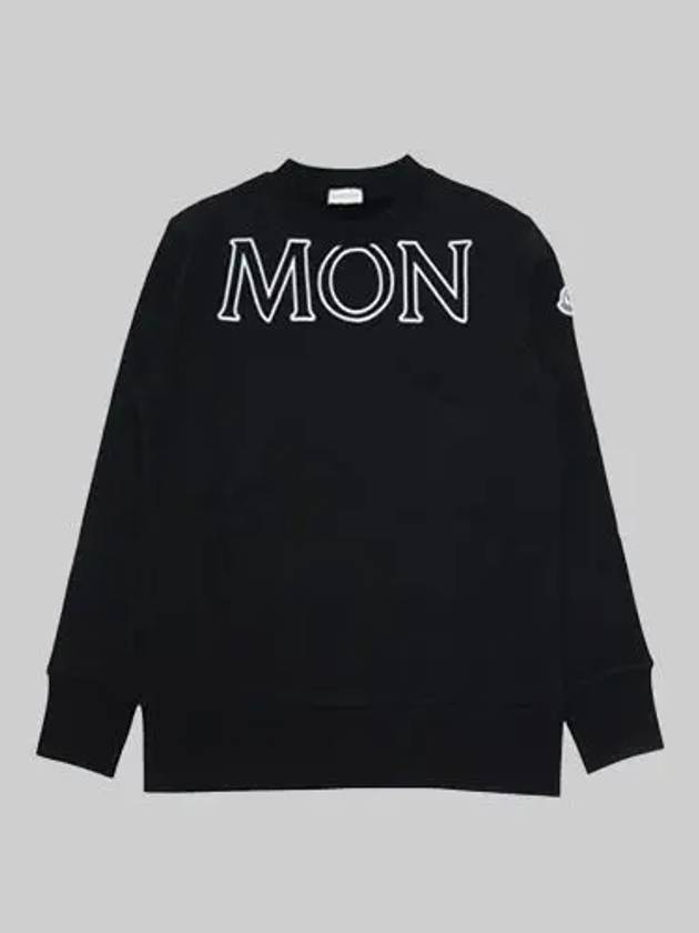 8G00029 809KX 999 Black Women's Sweatshirt - MONCLER - BALAAN 1