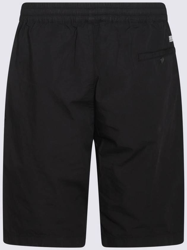 Logo Ripstop Shorts Black - CP COMPANY - BALAAN 3