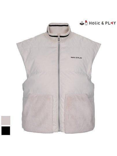 Women s fur patch goose down swing vest HC4WJP003 - HOLIC&PLAY - BALAAN 2