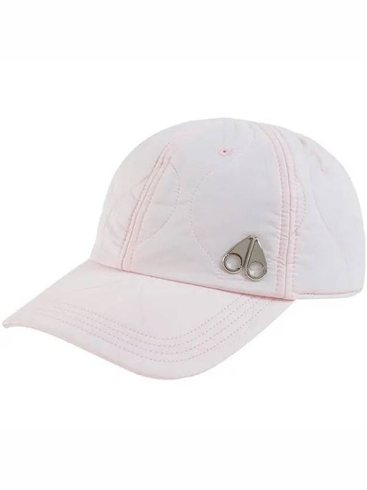 Loose Quilted Ball Cap Light Pink - MOOSE KNUCKLES - BALAAN.