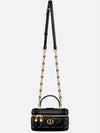 Caro Mini Vanity Cross Bag Black - DIOR - BALAAN 6