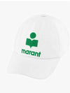 Tyron Logo Ball Cap White - ISABEL MARANT - BALAAN 4