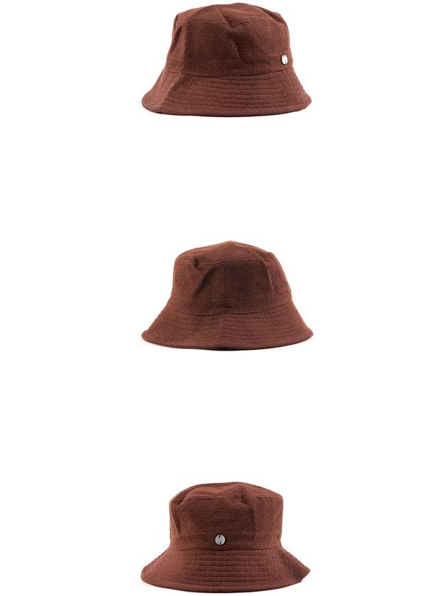 Chunky Multi Cotton Panama Bucket Hat Brown - OUR LEGACY - BALAAN 4